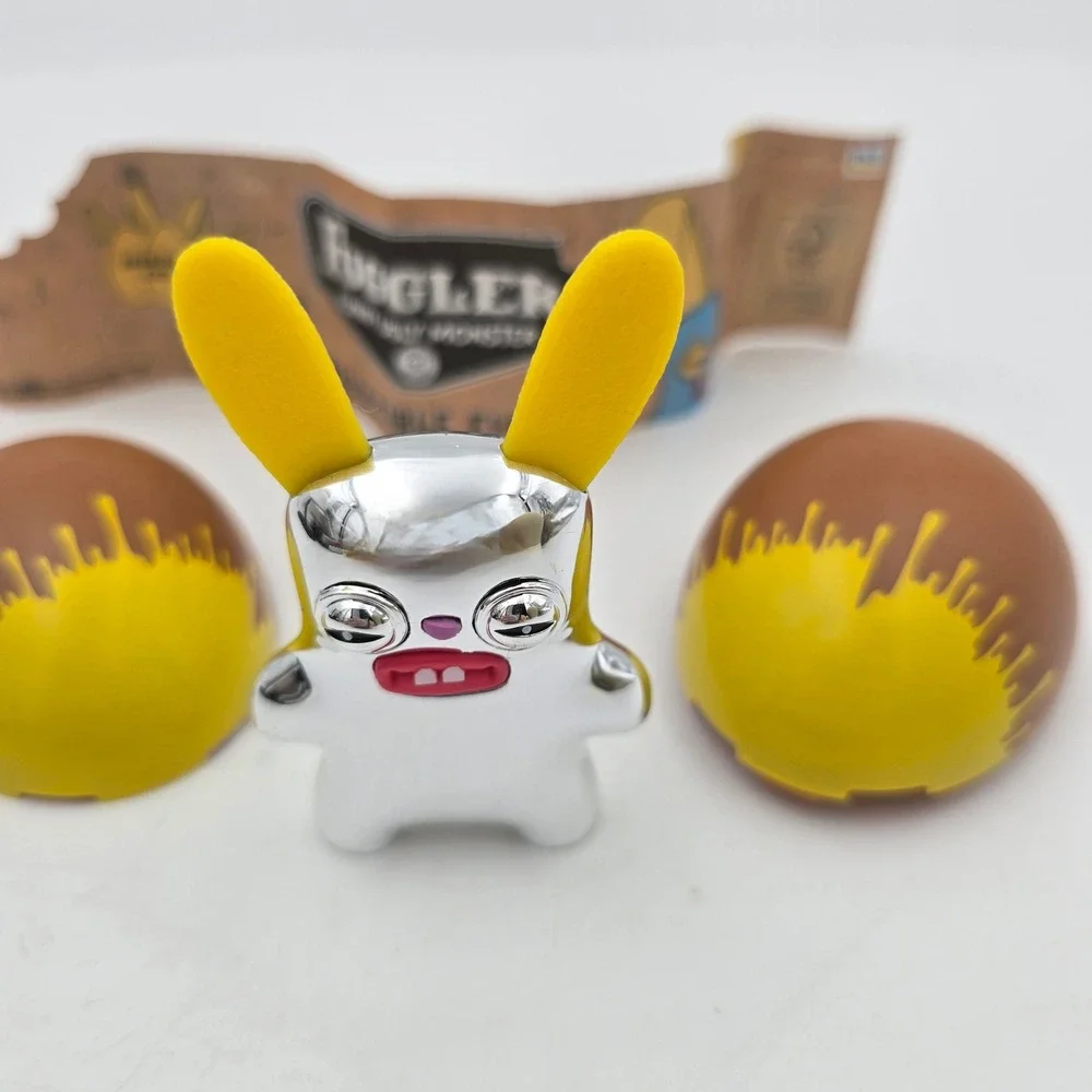 RARE Silver Chrome Fuggler Rabbitacular Easter Egg Funny Ugly Monster